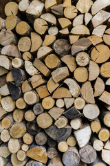 Brennholzstapel