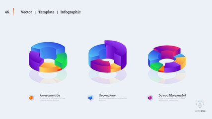 Minimalistic infographic presentation slide.