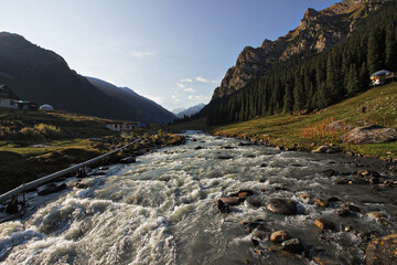 Mountains in Kyrgyzstan. Tien Shan 