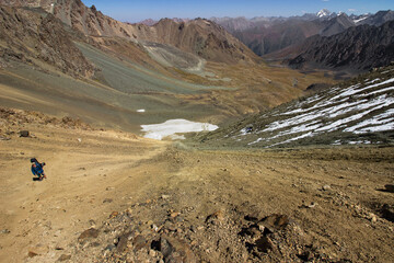 Mountains in Kyrgyzstan. Tien Shan 