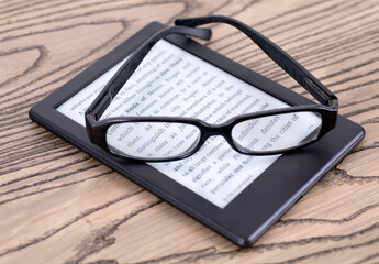 Reader and glasses