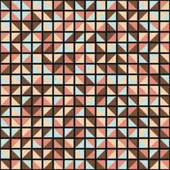 Fototapeta premium Abstract Geometric Pattern generative computational art illustration
