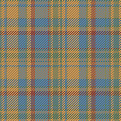 Seamless pattern of scottish tartan plaid. Repeatable background with check fabric texture. Vector backdrop striped textile print.