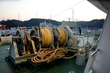 船のロープ