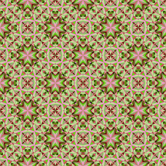 Geometric seamless pattern, abstract floral background.