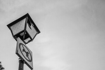 old street lamp