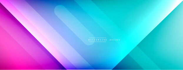 Dynamic lines abstract background. 3D shadow effects and fluid gradients. Modern overlapping forms