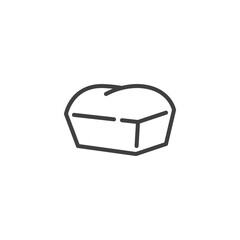 Anadama bread line icon