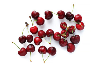cherries isolated
