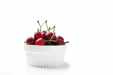 cherries in a bowl