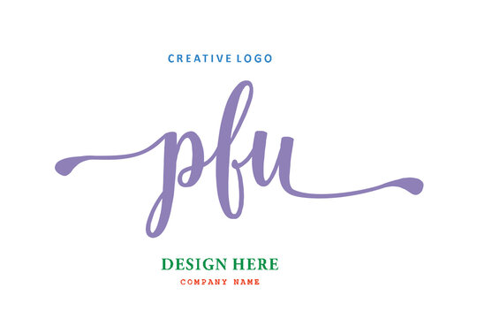 PFU lettering logo is simple, easy to understand and authoritative