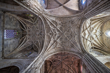 Interior of San Miguel church in Jerez de la Frontera in Andalusia, Spain