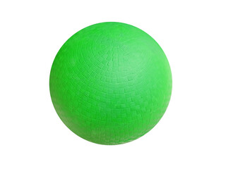 green balls isolated on white background