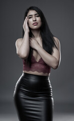 Glamorous hispanic beauty