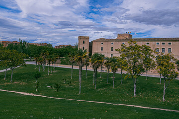  Moorish historic palace in the Spanish city of Zaragoza