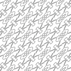  vector pattern with diagonal elements. abstract ornament for wallpapers and backgrounds. Black and white colors.