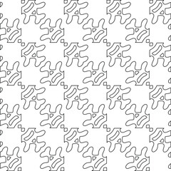  vector pattern with diagonal elements. abstract ornament for wallpapers and backgrounds. Black and white colors.