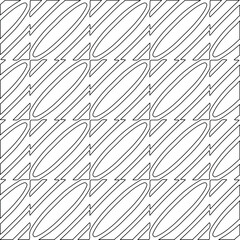 vector pattern with diagonal elements. abstract ornament for wallpapers and backgrounds. Black and white colors.