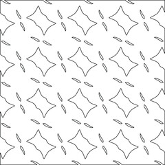vector pattern with diagonal elements. abstract ornament for wallpapers and backgrounds. Black and white colors.