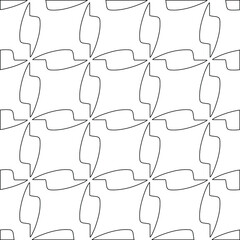 vector pattern with diagonal elements. abstract ornament for wallpapers and backgrounds. Black and white colors.