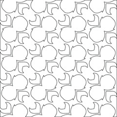  vector pattern with diagonal elements. abstract ornament for wallpapers and backgrounds. Black and white colors.