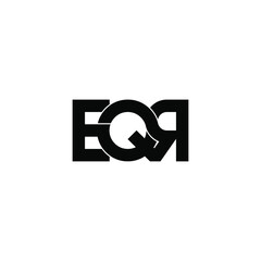 eqr letter original monogram logo design