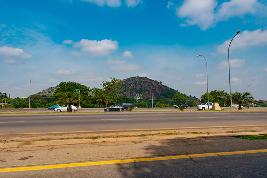 A road in the city of Abuja