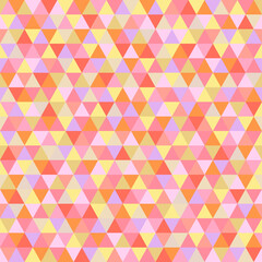 Seamless triangle pattern. Abstract geometric wallpaper of the surface. Cute background. Bright colors. Print for polygraphy, posters, t-shirts and textiles. Beautiful texture. Doodle for design