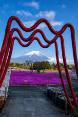 富士山のふもとのガーデン