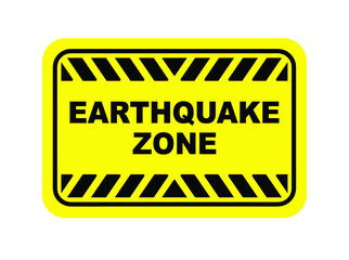 earthquake sign	