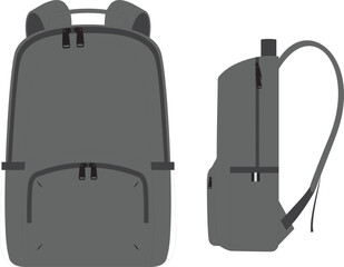 Team School Backpack Bag Vectors 