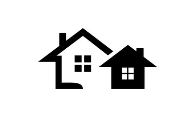 building home illustration logo