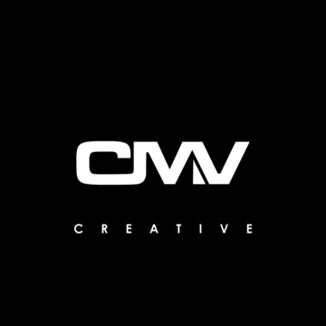 CMV Letter Initial Logo Design Template Vector Illustration