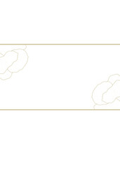 golden floral background