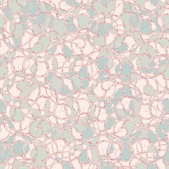 Fototapeta na wymiar pale abstract swirl mosaic seamless vector pattern