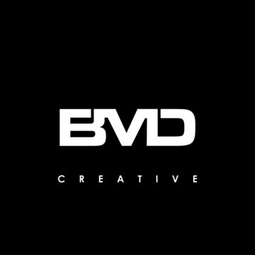 BMD Letter Initial Logo Design Template Vector Illustration