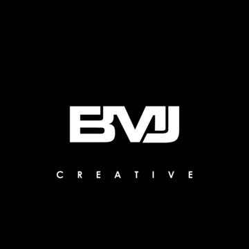 BMJ Letter Initial Logo Design Template Vector Illustration