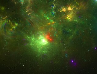 Imaginatory fractal background generated Image