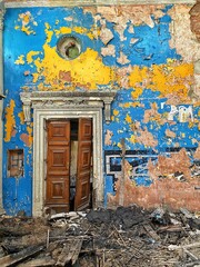 Naklejka premium Abandoned old House of Culture