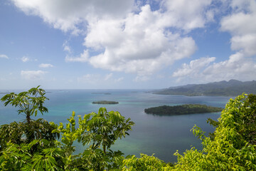 Marovo Lagoon in Solomon Islands