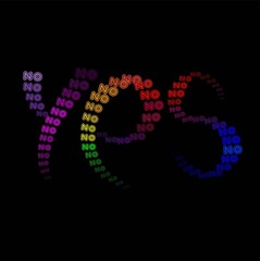 Realistic Neon Inscription. Glowing Font.
