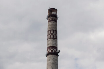 industrial pipe of a thermal power plant