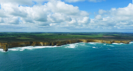 Fototapeta premium The 12 Apostles seen from a helicopter