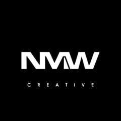 NMW Letter Initial Logo Design Template Vector Illustration