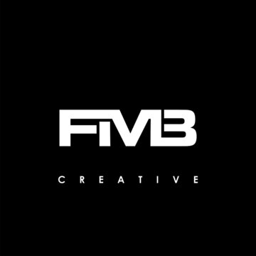 FMB Letter Initial Logo Design Template Vector Illustration