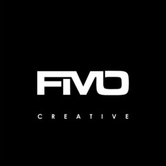 FMO Letter Initial Logo Design Template Vector Illustration