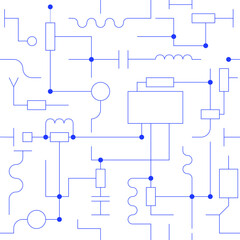 Line techno pattern, geometric modern and abstract. Network, connection, pc, Physics for brand design and print