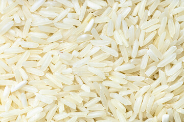 background - uncooked polished long-grain rice