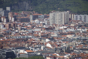 Urbanscape in the city of Bilbao