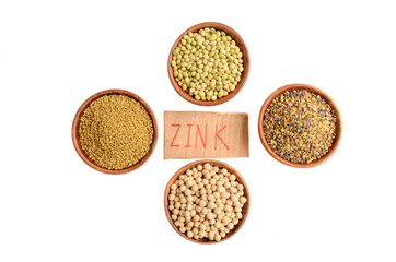 closeup brown color peas,soybean, greek ,forest pulse ,write z ink heath care medical concept isolated on white background.